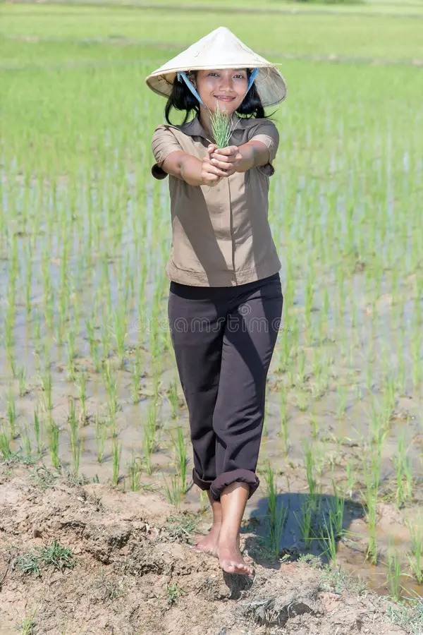 Young Asian farmer